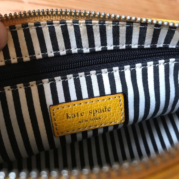 Kate Spade yellow wristlet - Picture 3 of 8